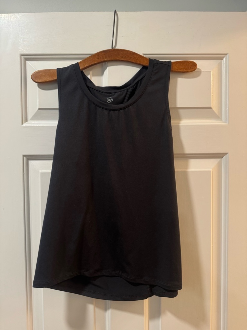 We wander Black Sleeveless Women's work out Tank Top